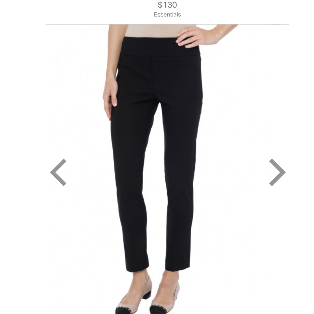 Elliott Lauren Black Control Stretch Ankle Pant